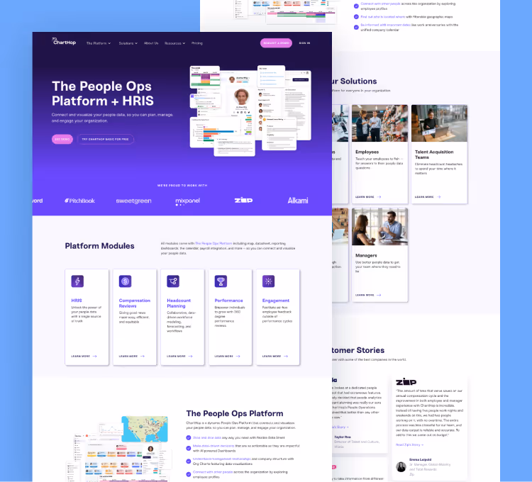 charthop.com website thumbnail