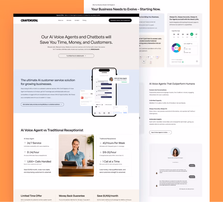 craftdigital.ai website thumbnail
