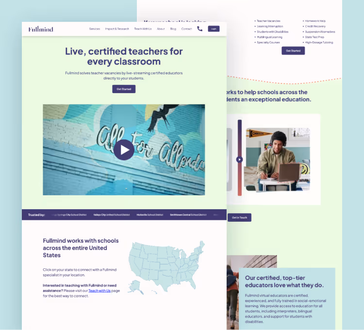 fullmindlearning.com website thumbnail