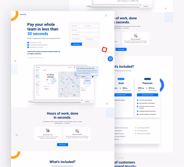 hourly.io website thumbnail
