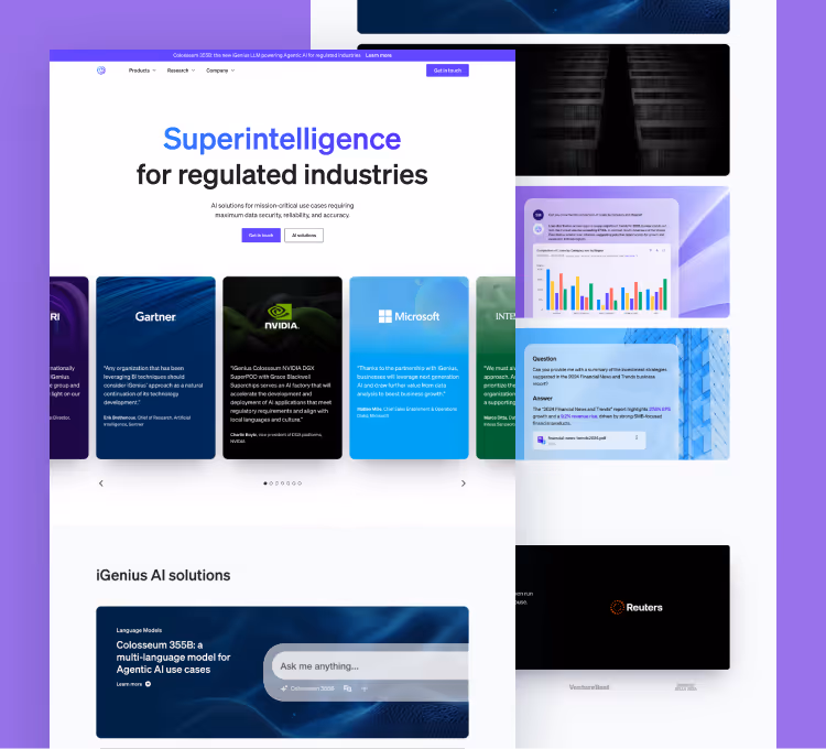 igenius.ai website thumbnail