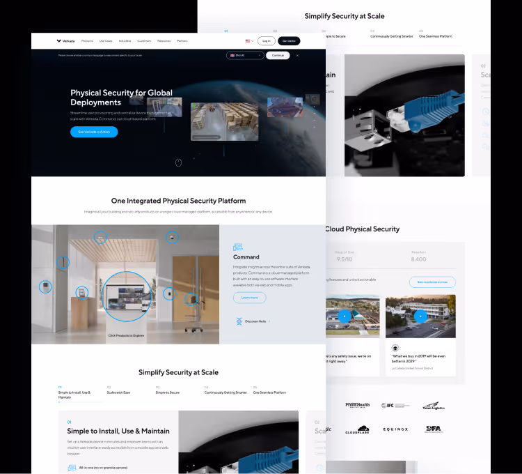 Verkada website thumbnail