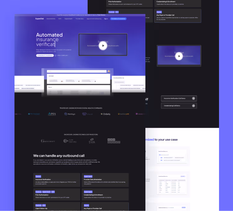 SuperBill website thumbnail