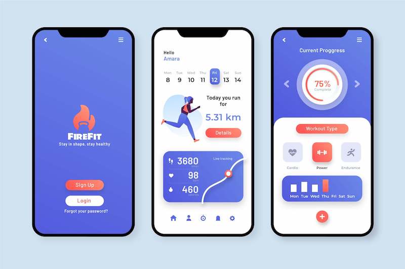 Design mock up example