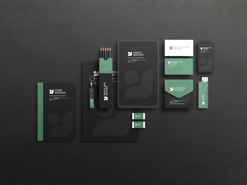 Brand identity mock up