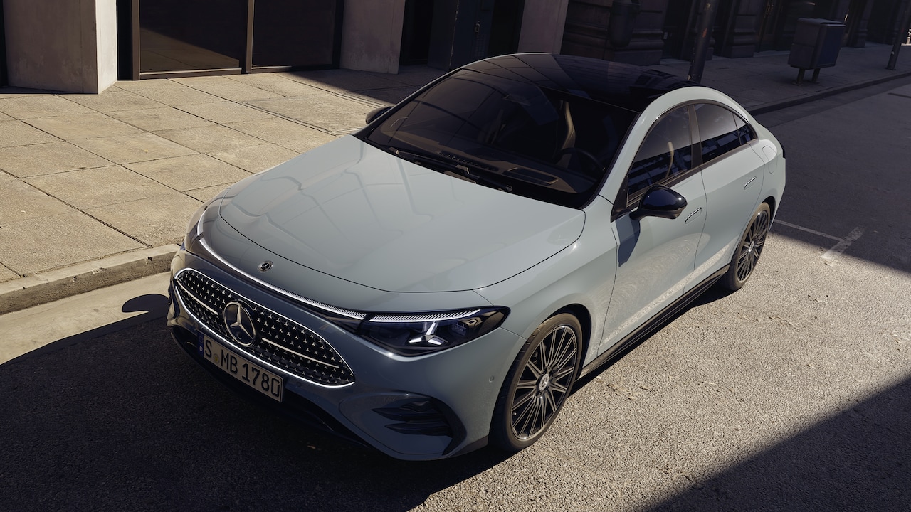 The exterior of the CLA from Mercedes-Benz.