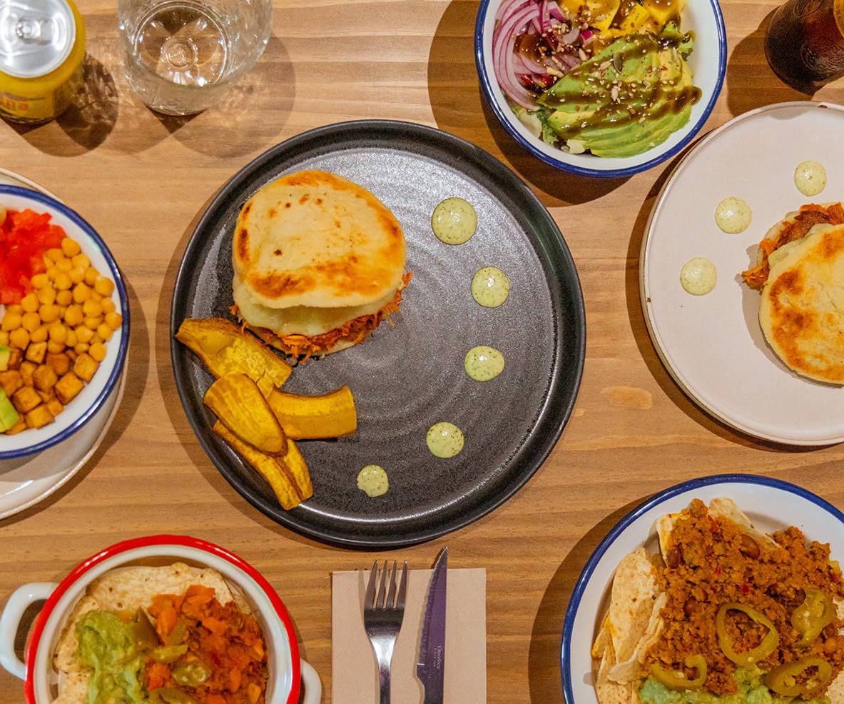 Arepa Lovers food