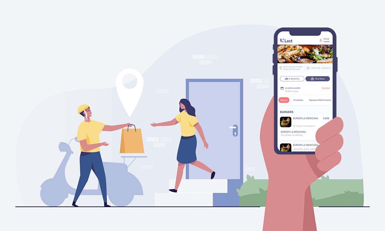 Muestra de la tienda online last.app