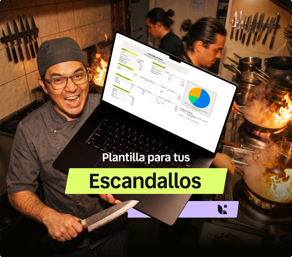 Plantilla de escandallo