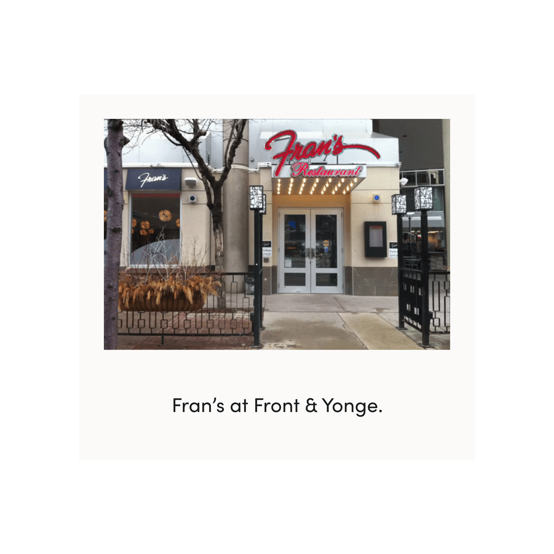 fran's restaurant on front street