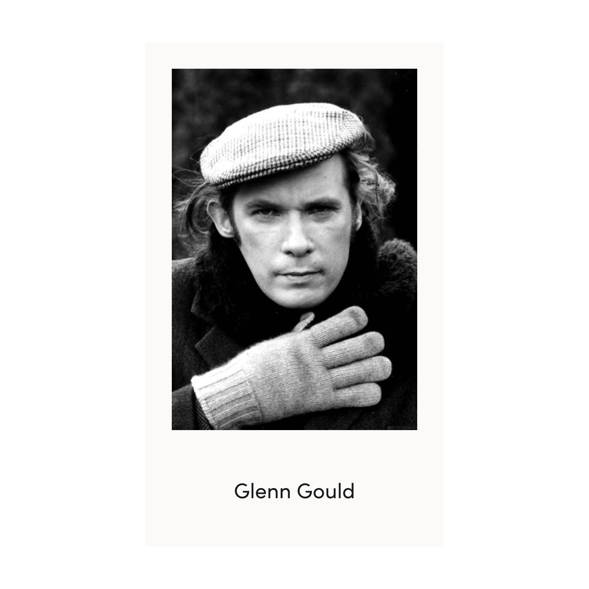 Pianist Glenn Gould