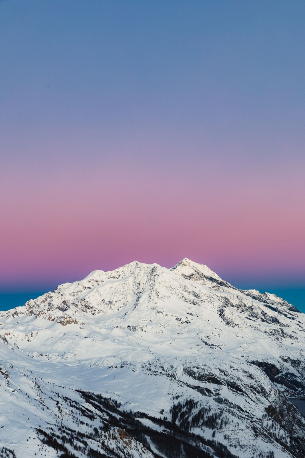 vue sur les montagnes Le Refuge de solaise val d'isère