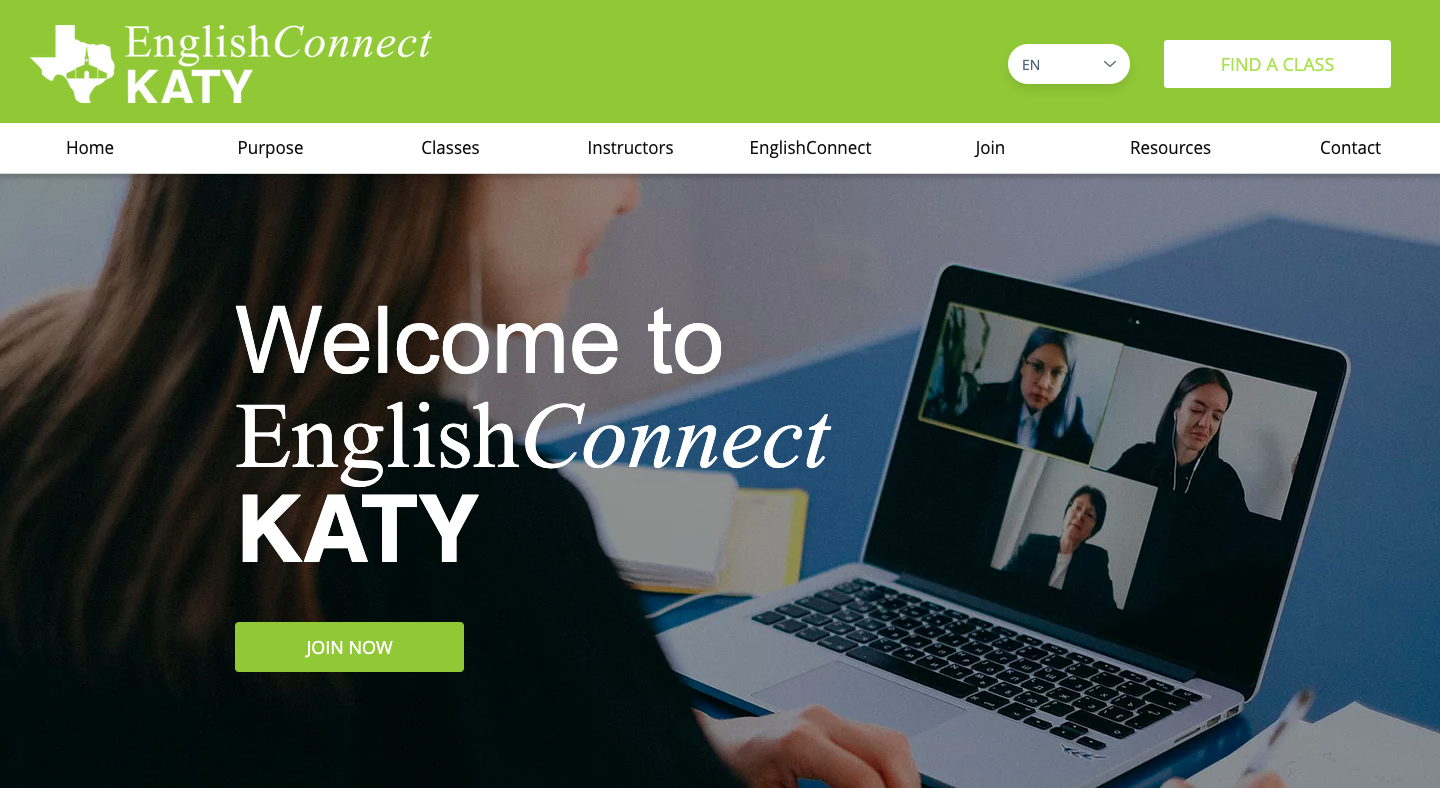 EnglishConnect Katy home page