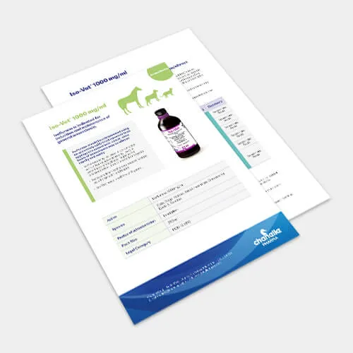 Iso-Vet Dosage Chart