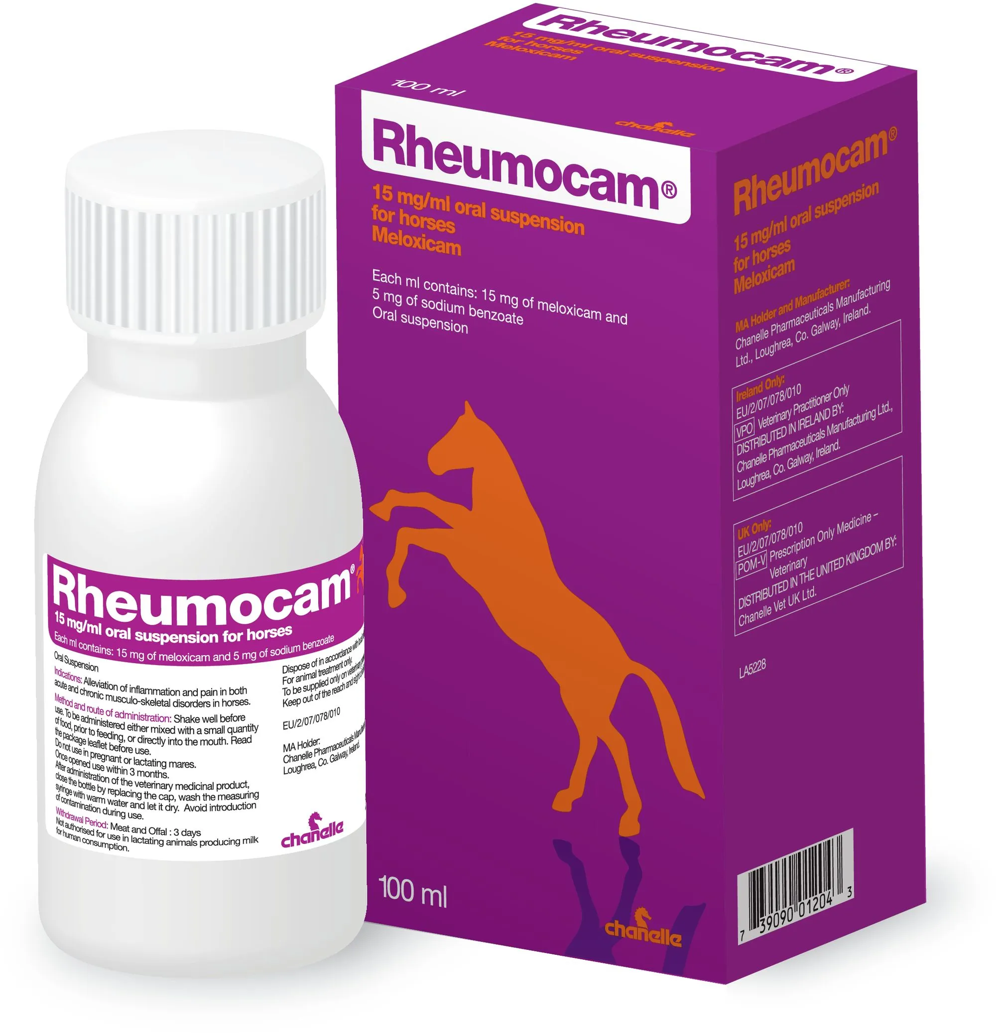 Rheumocam Horse 15mg Oral Susp 100ml