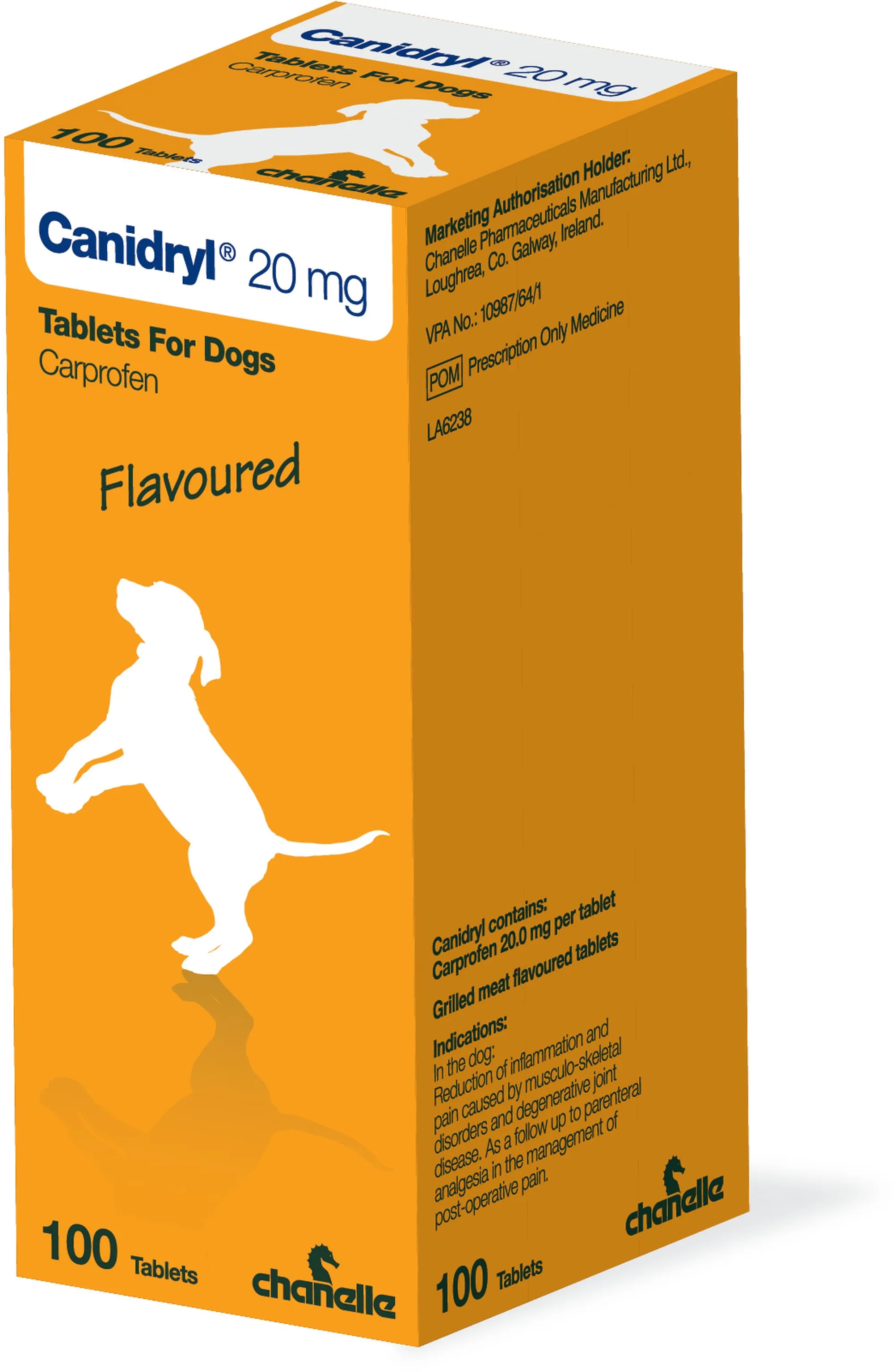 Canidryl 20mg 100 tabs