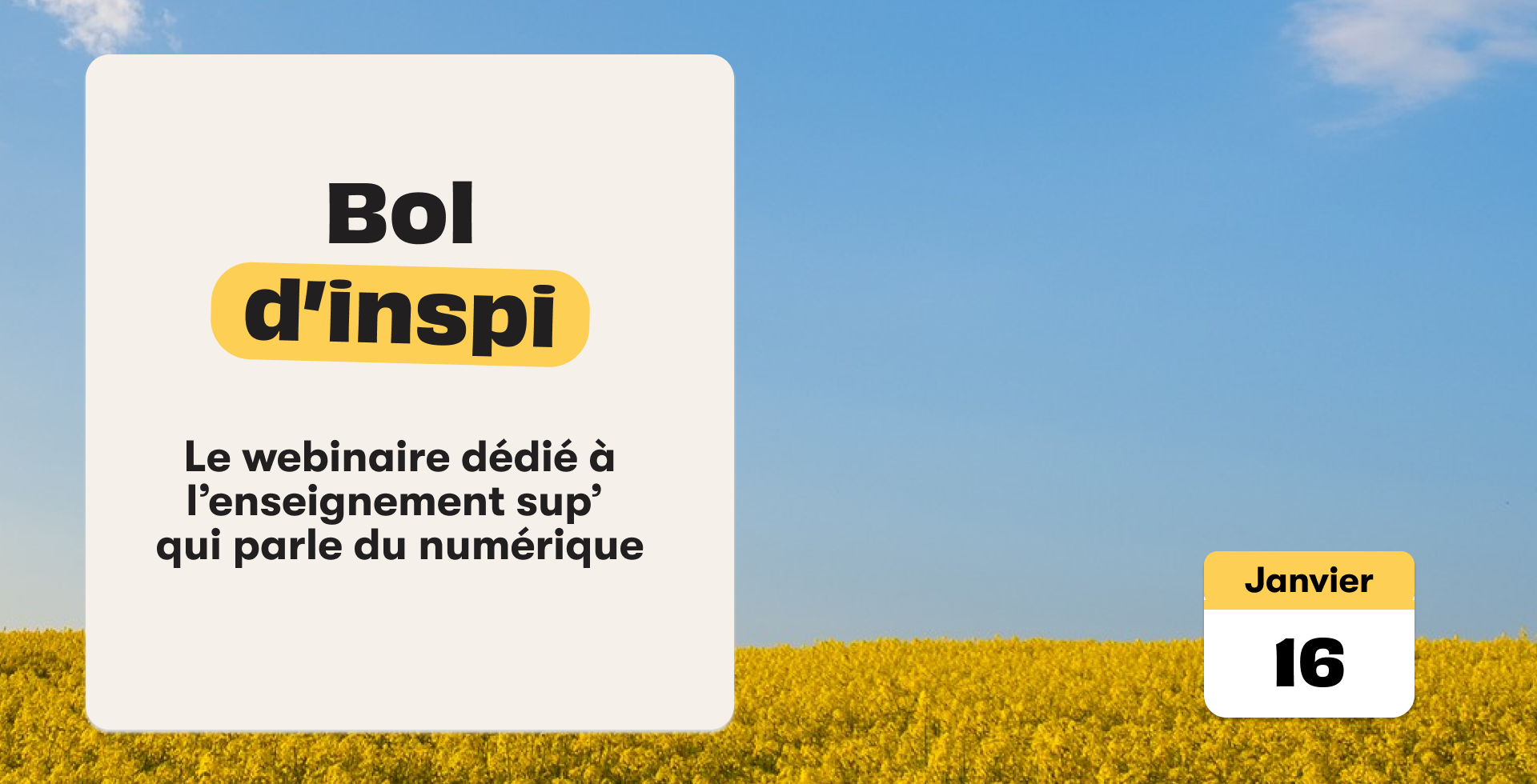 Un bol d'inspi’ pour votre pédagogie 