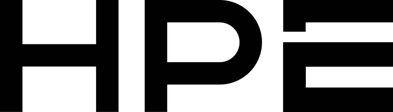 HPE logo consisting of a green rectangular outline, representing Hewlett Packard Enterprise.