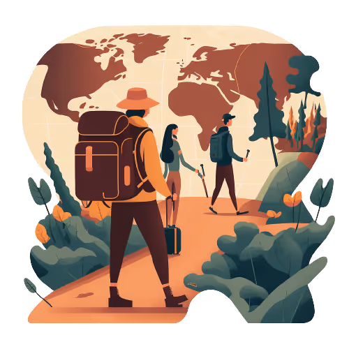 Traveling with a guide