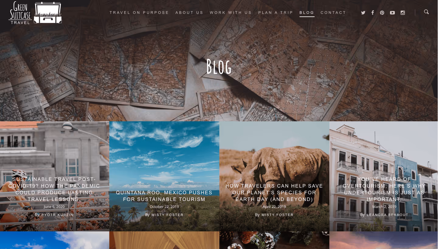best Sustainable travel blogs