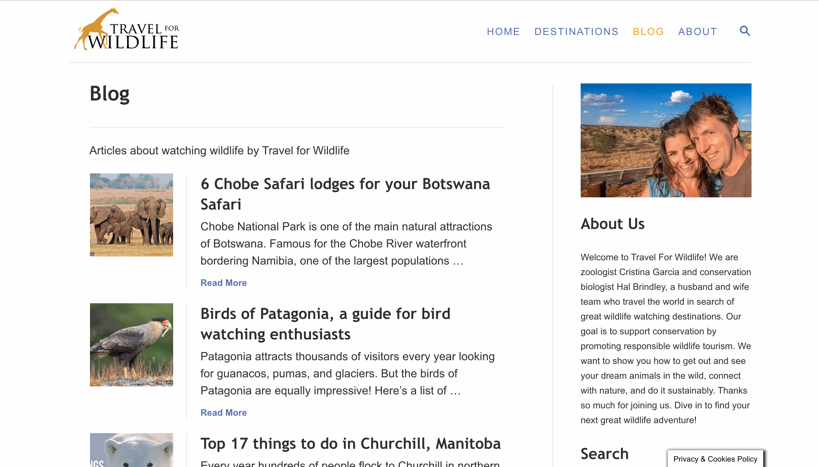 best Sustainable travel blogs