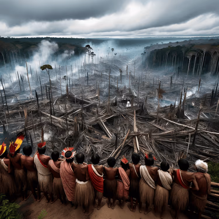 Amazon Rainforest is under threat from deforestation