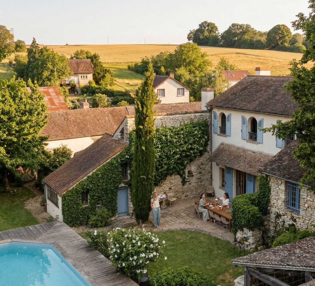 yoga retreat France, yoga retreat Provence, Pilates retreat southern France, Mas des Écoliers Châteaurenard Avignon, La Maison Yoga Pilates bilingual weekend