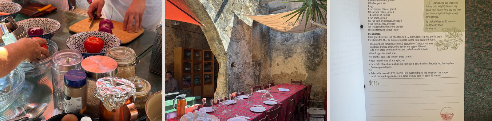 West Crete lodge and table