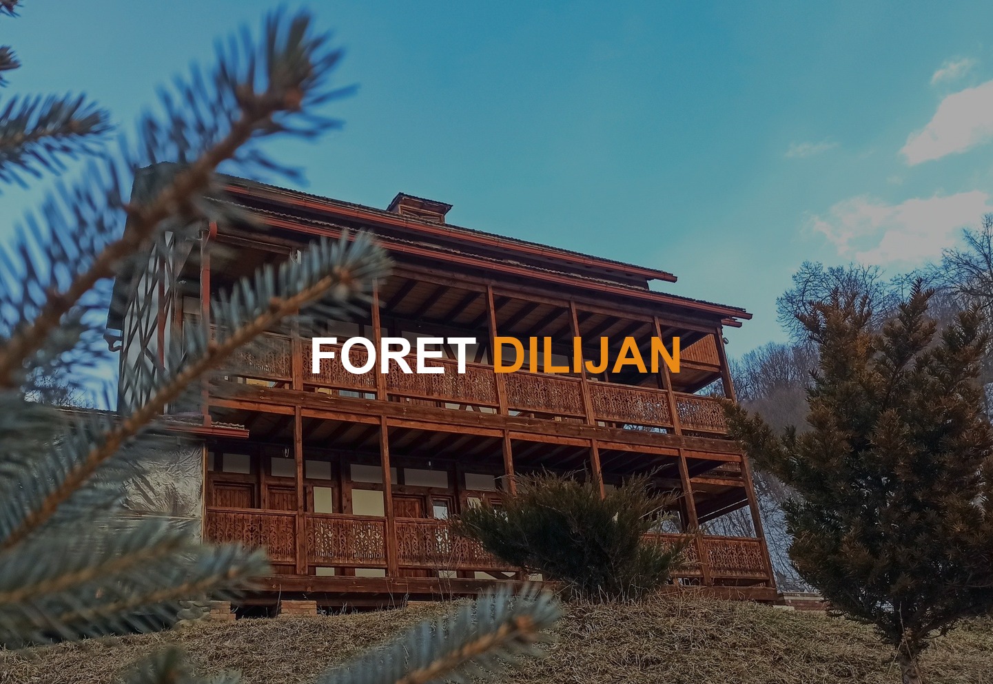 Ecokayan Dilijan parc national, lodge forêt Tavush Arménie, hôtel bois rue Hovq Dilijan