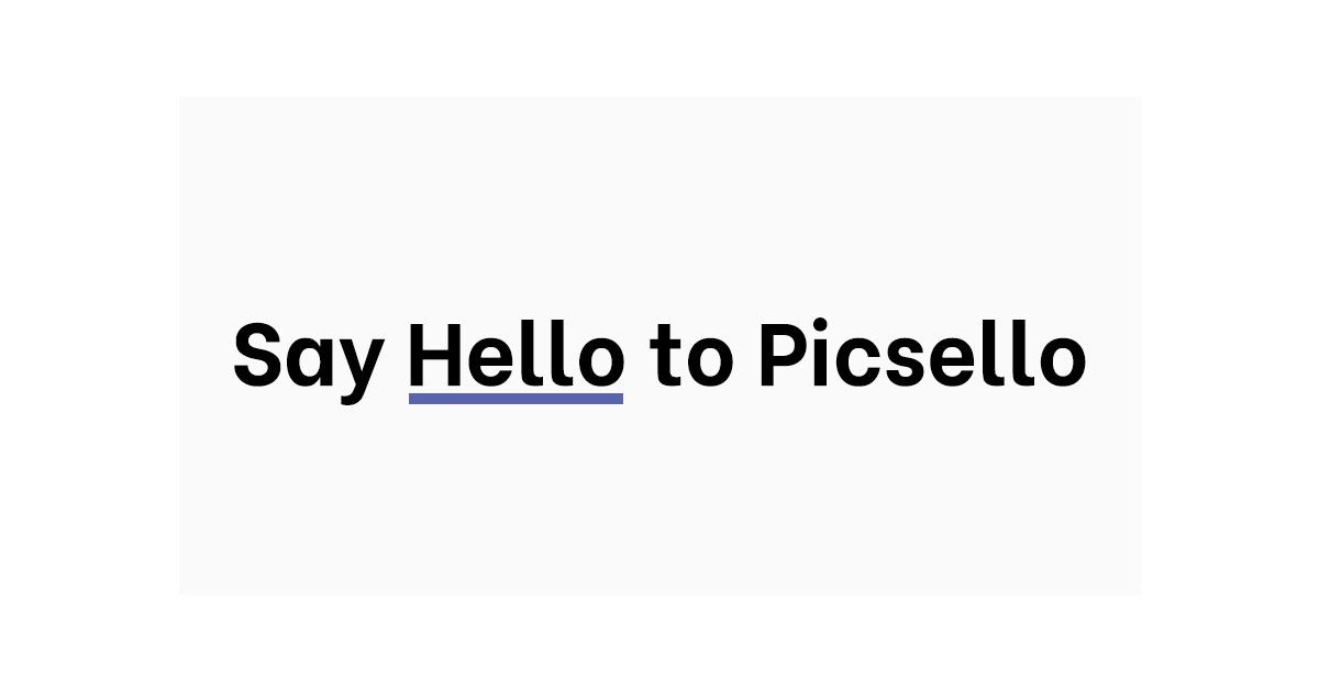 Picsello logo