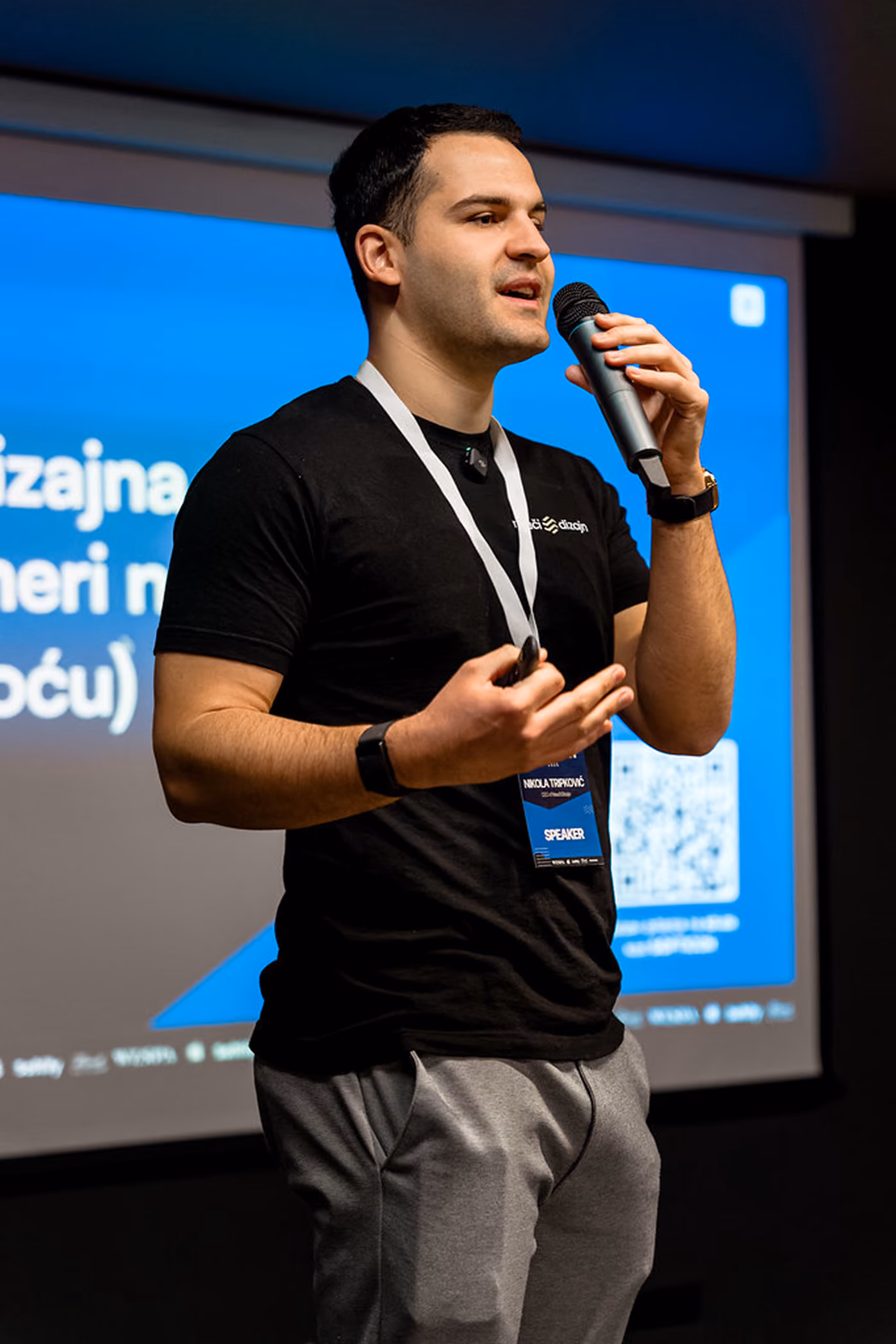 Nikola Tripković na predavanju