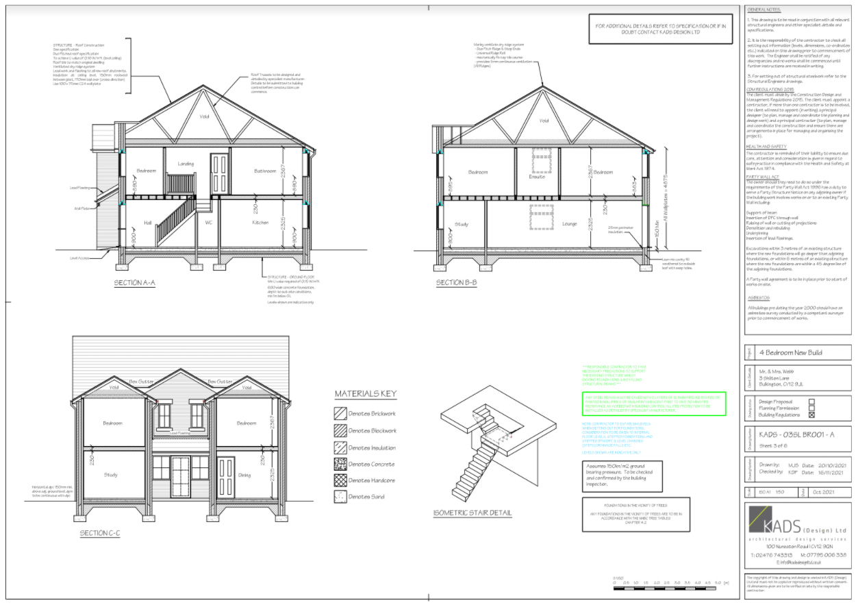Planning drawing services in Coventry and Warwickshire