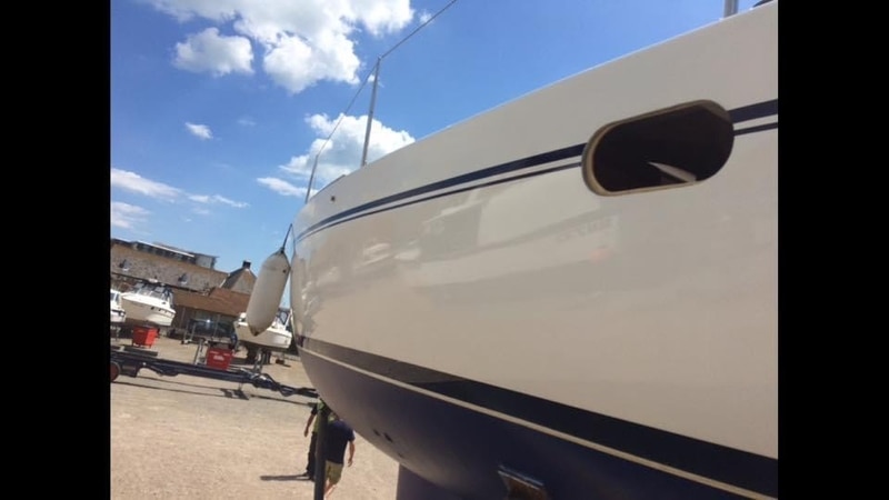 deck and hull GRP repair