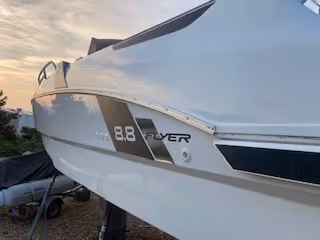 GRP repaired boat