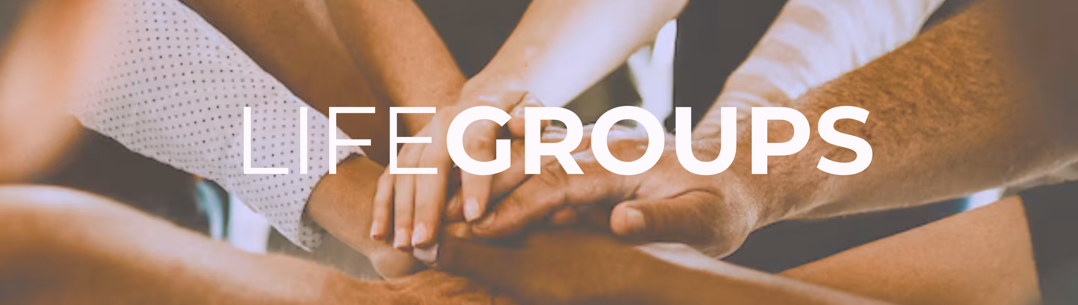 Life Groups page heading