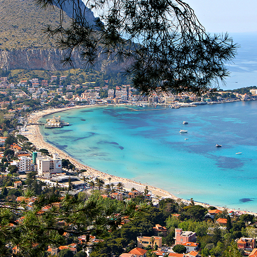 Mondello beach, Sicily