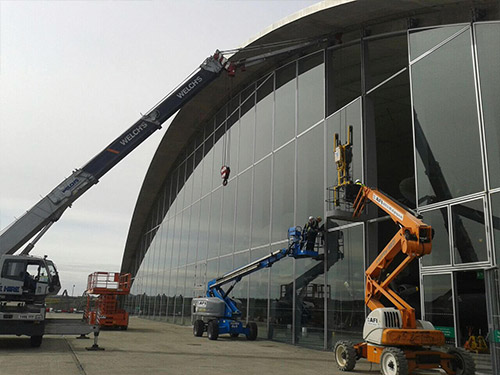Curtain Wall Replacement at IWM Duxford