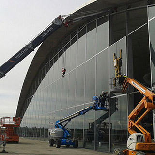 Curtain Wall Replacement at IWM Duxford