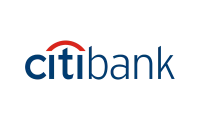 Citibank logo with the red arc over the letters.
