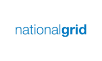 National Grid logo in blue lowercase letters on a transparent background.
