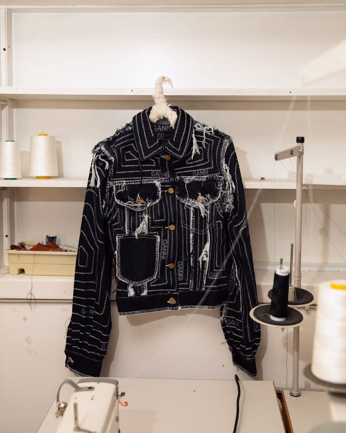 Stem Garments Collab with Ganni Denim Jacket