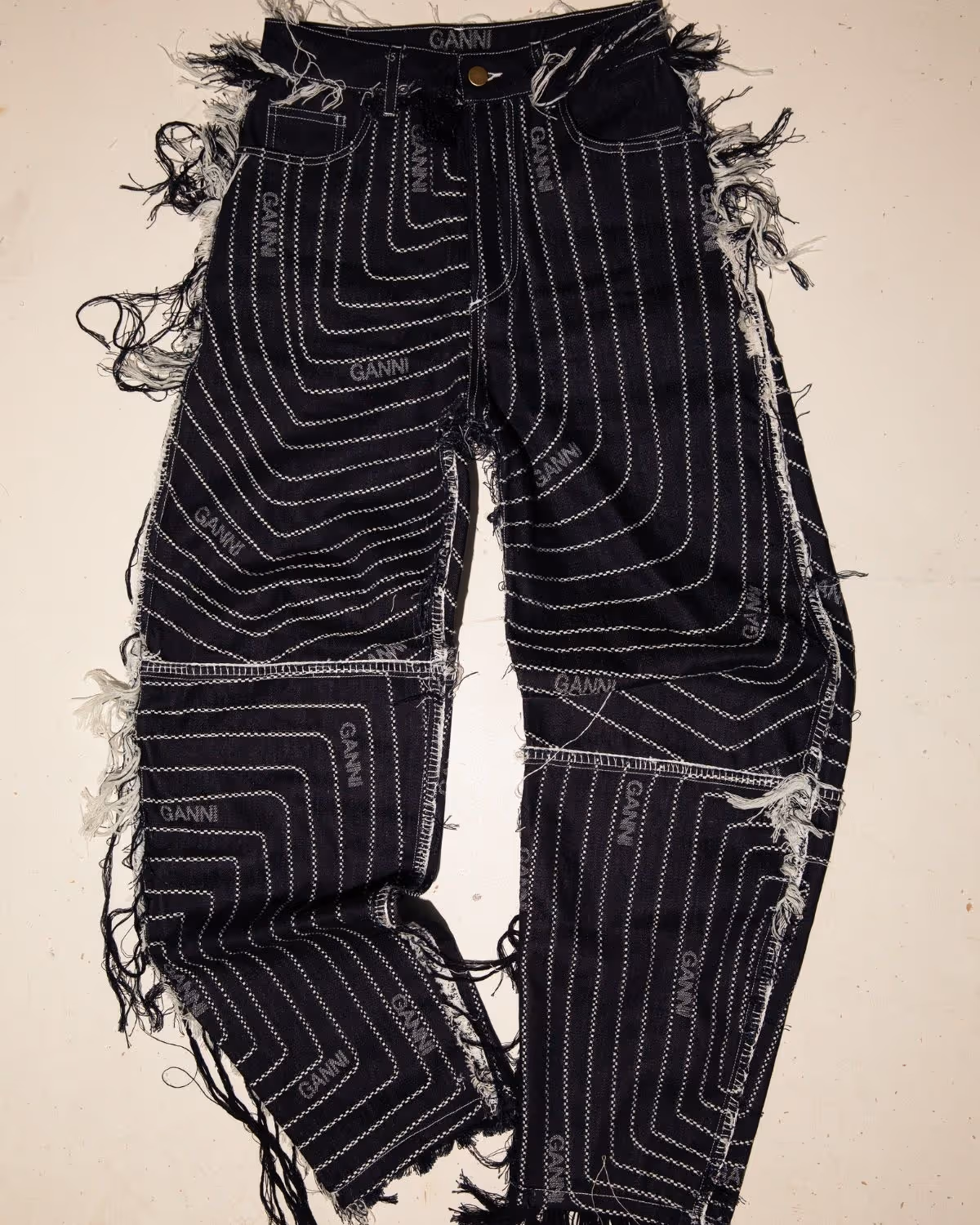 Stem Garments Collab with Ganni Denim Trouser