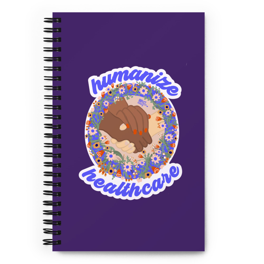 Humanizing Hands -- Spiral notebook