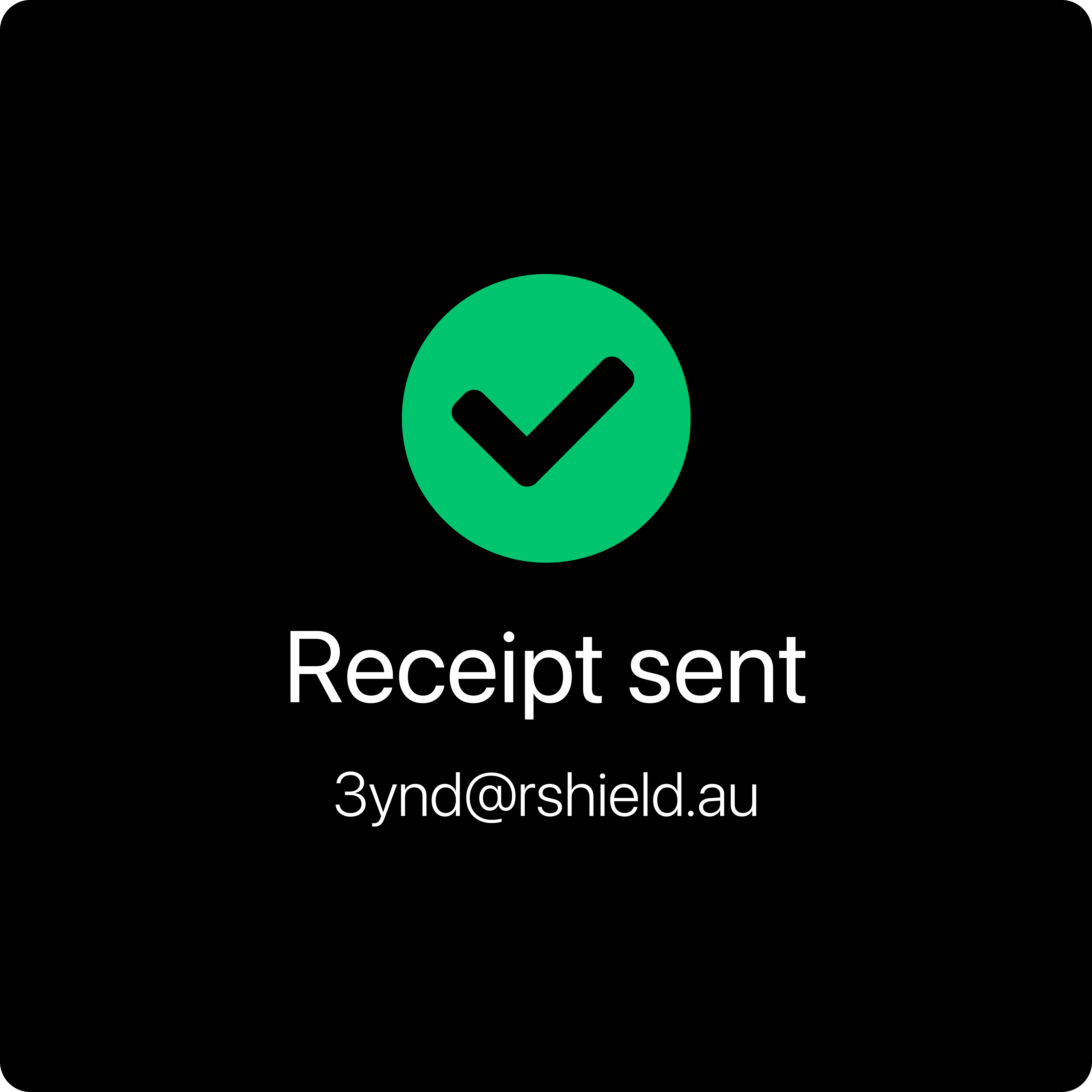 quick and secure digital receipt via 1receipt