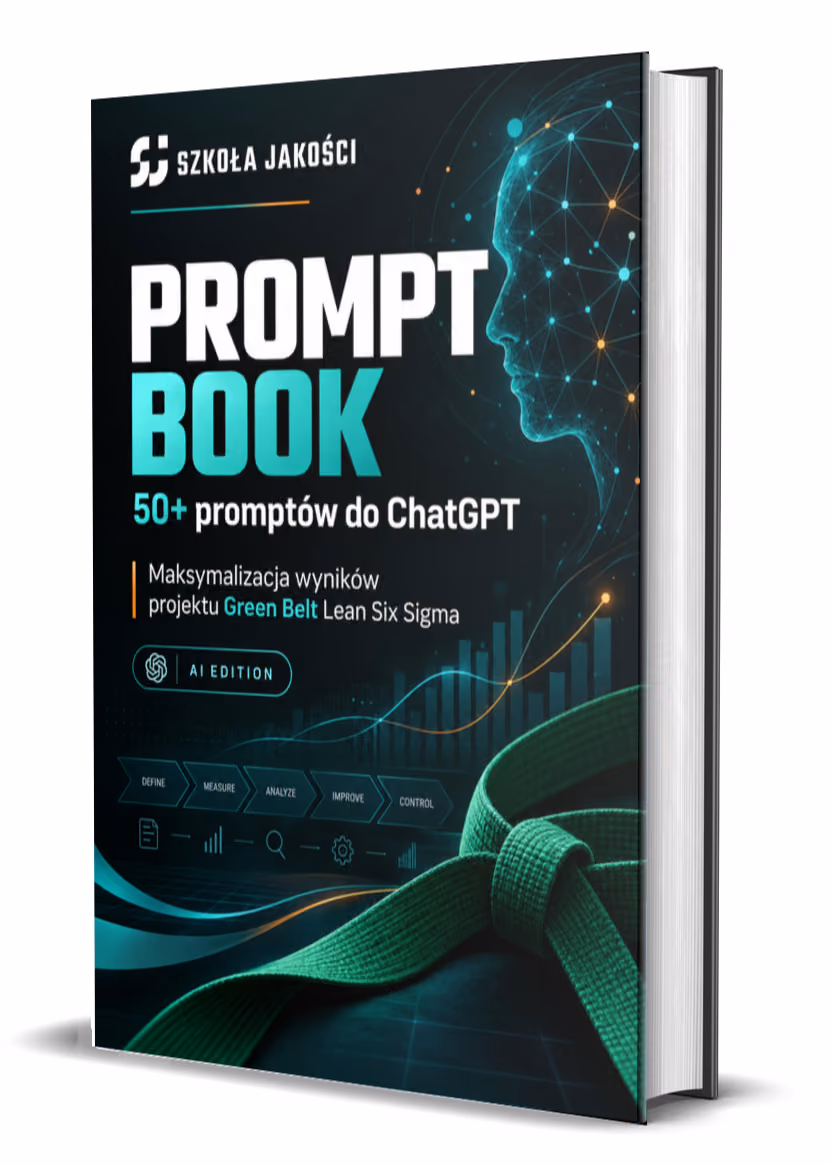 Prompt Book, ponad 50 promptów do ChatGPT dla projektów Green Belt Lean Six Sigma