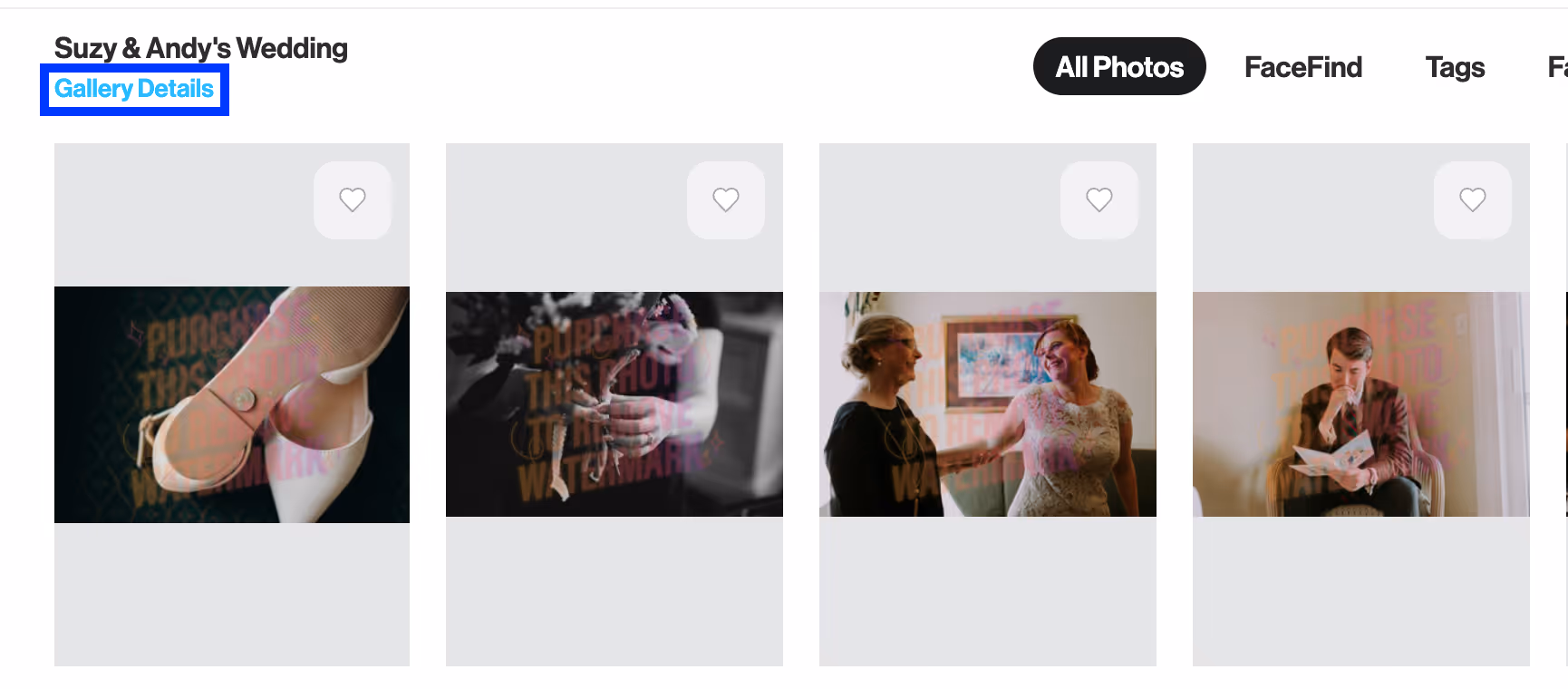 PhotoDay Gallery Screenshot