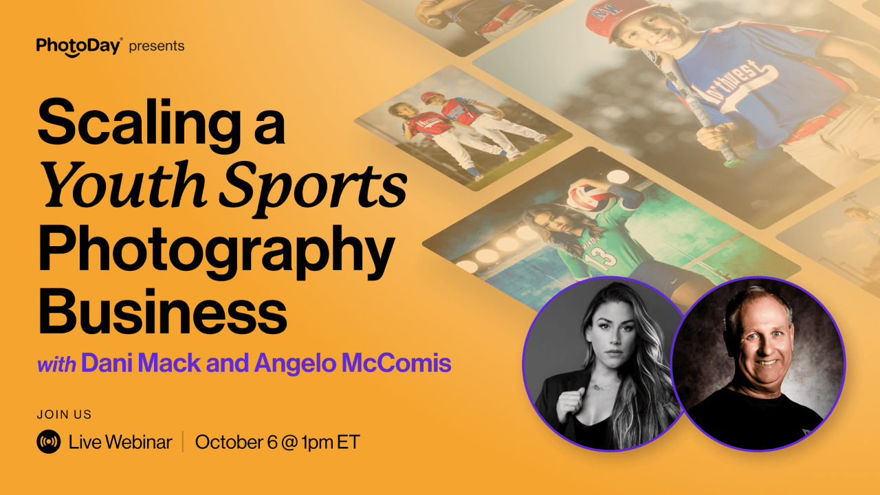 Webinar cover image for Scaling a Youth Sports Photography Business