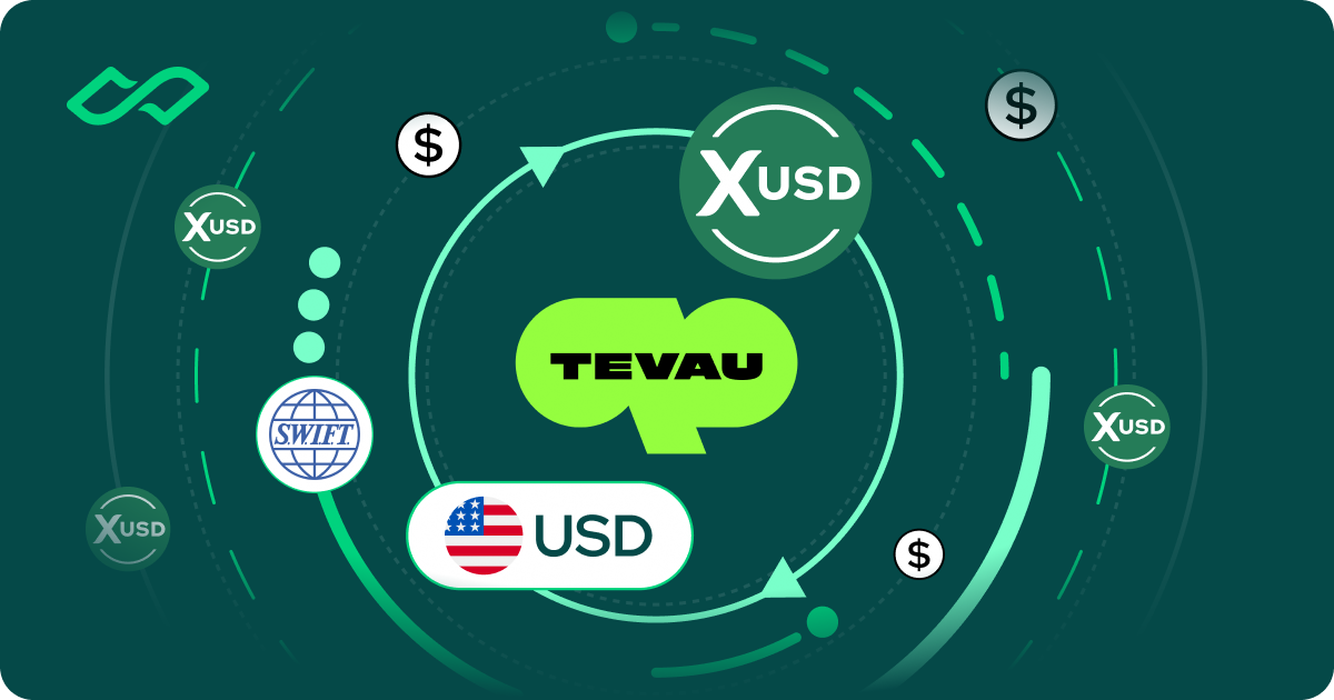 StraitsX supports Tevau through the integration of StraitsX Dedicated Virtual Accounts (DVA), enabling USD SWIFT deposits via named virtual accounts. This integration provides Tevau users with a unique, named account-level USD funding experience, while establishing a clear settlement path into on-chain assets and eventually, card-based spending.