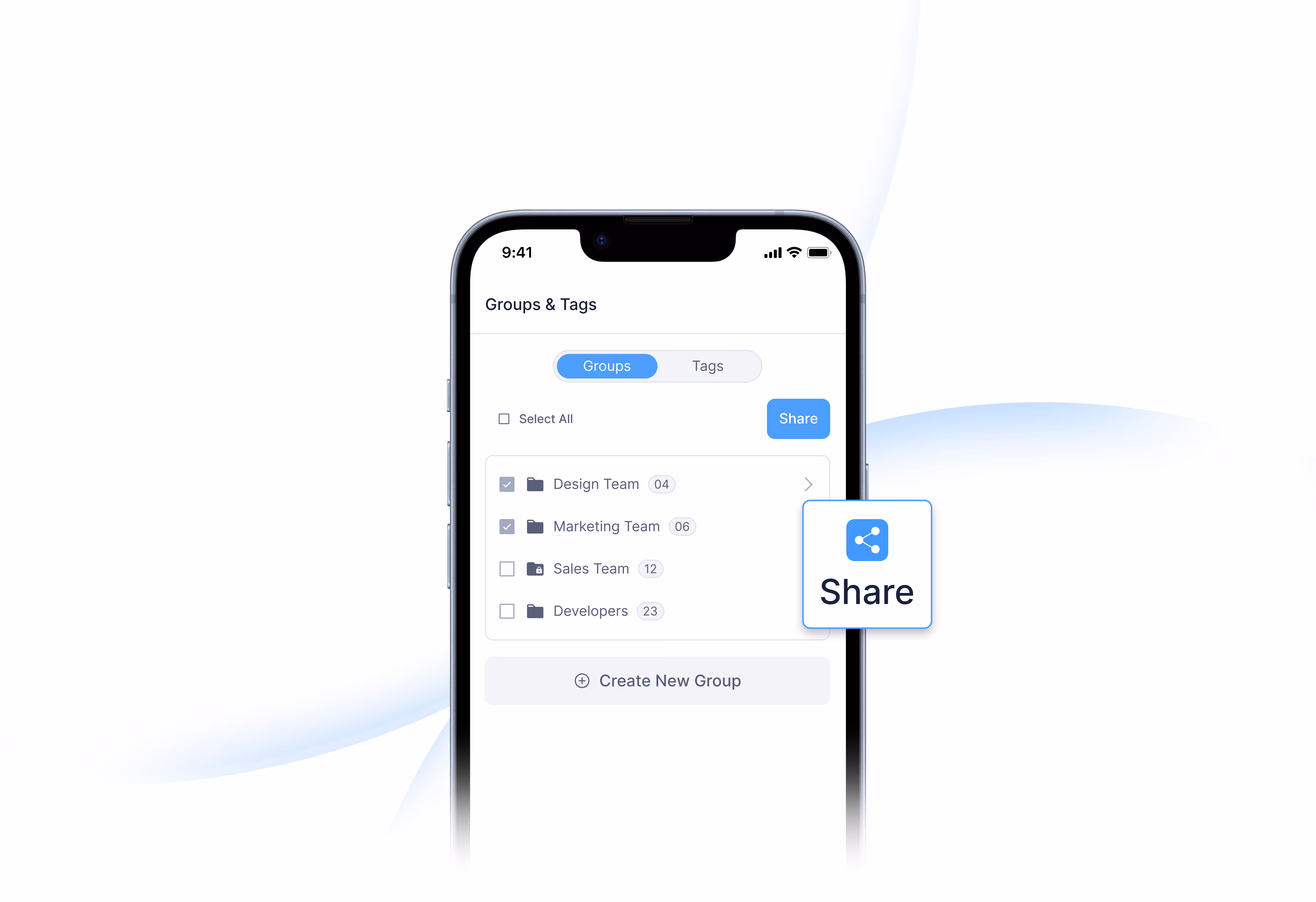 Categorize with custom tags