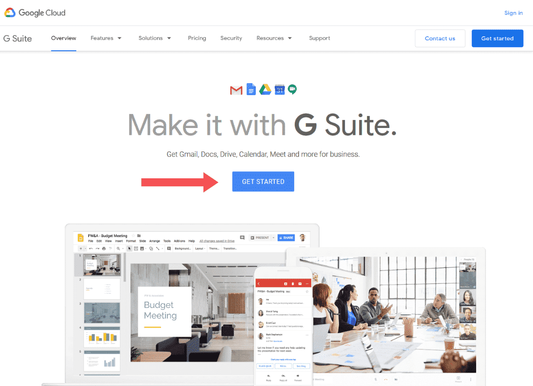 how to setup g suite